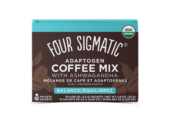 Instant coffee with Ashwagandha and Chaga mushrooms Four Sigmatic Balance