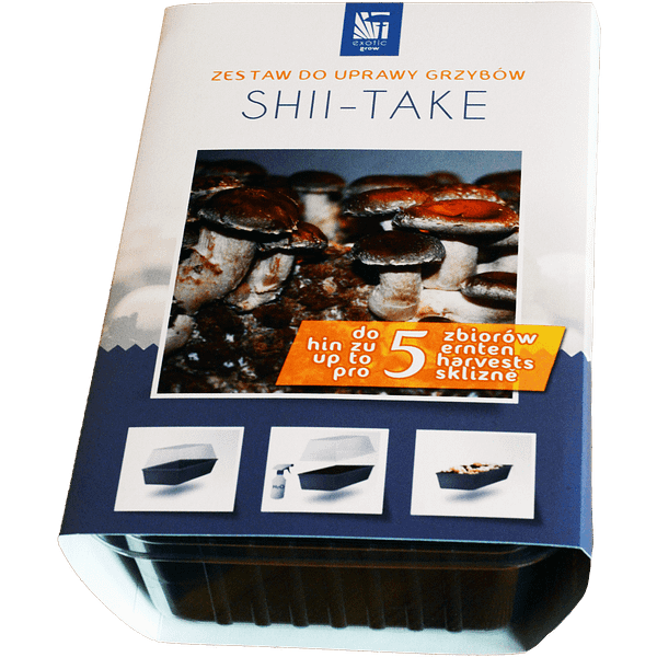 Shiitake – The package is ready for growing at home